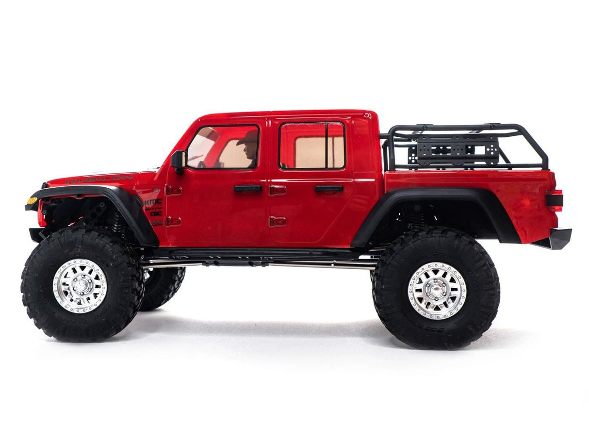 Axial 1/10 SCX10III Jeep JT Gladiator with Portals RTR, Red