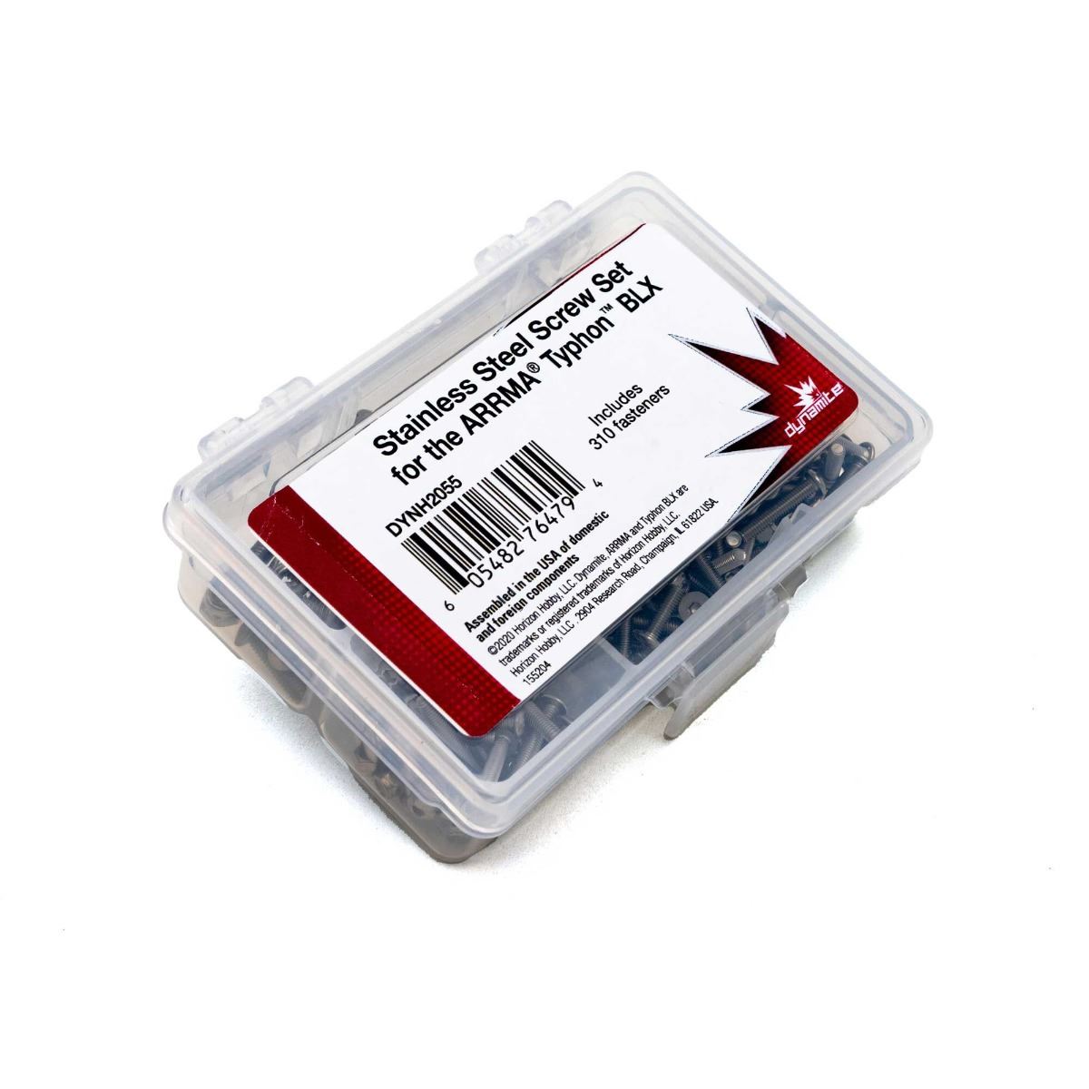 Dynamite Stainless Steel Screw Set: ARRMA TYPHON BLX