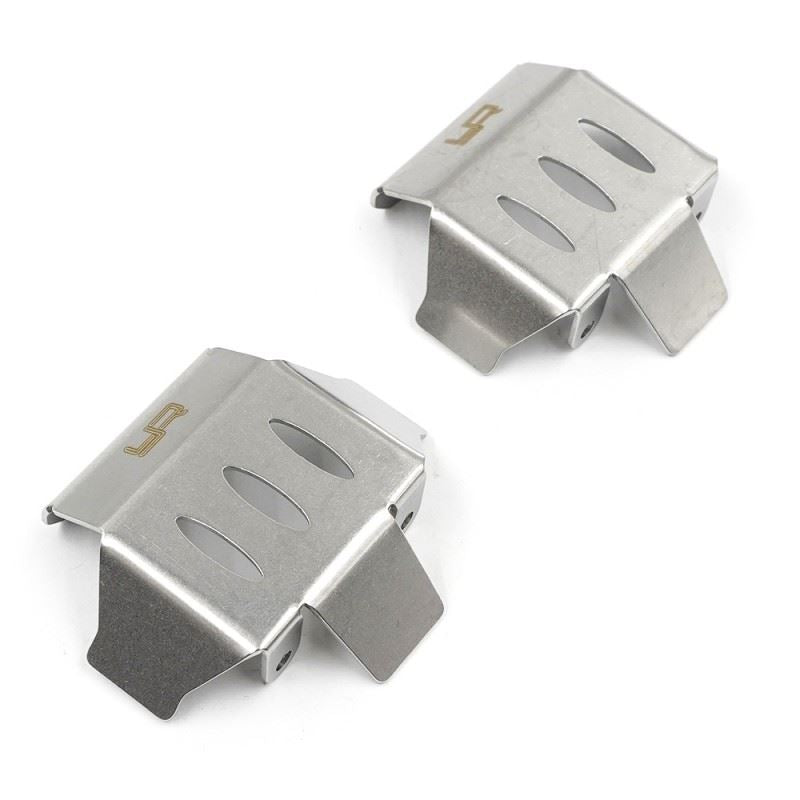 Yeah Racing Stainless Steel Front / Rear Differential Protector For Element 1/10 Enduro