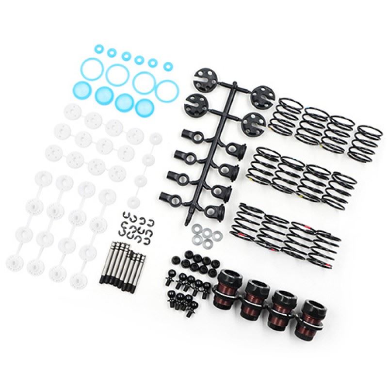 Yeah Racing QUTUS Challenger 50mm Damper Set for 1/10 RC Touring M-Chassis Car Black