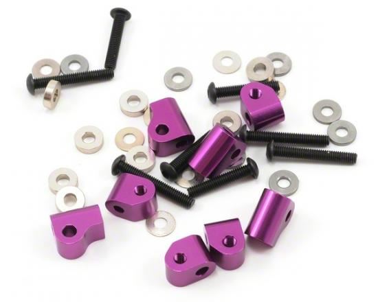 Schumacher Alloy Block Susp Half Set - Mi4