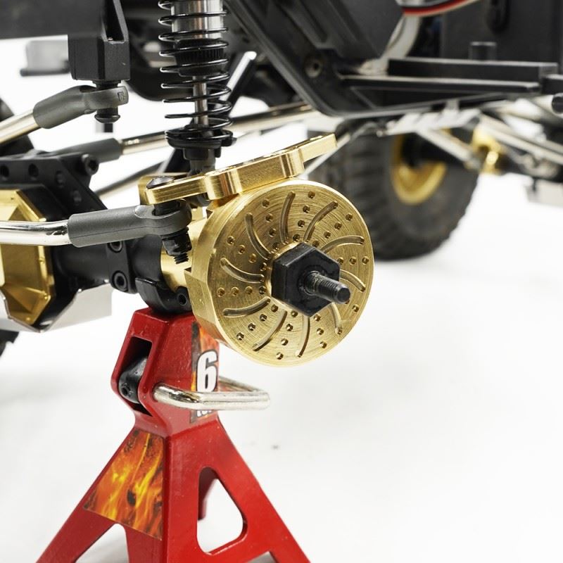 Yeah Racing Brass Front Steering Knuckle Arm 2pcs For Element 1/10 Enduro