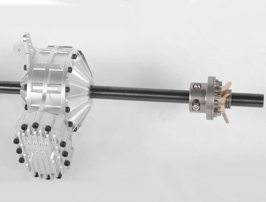 RC4WD 1/4 SCALE ALUMINUM REAR AXLE W/QUICK CHANGE GEARS (SKELL