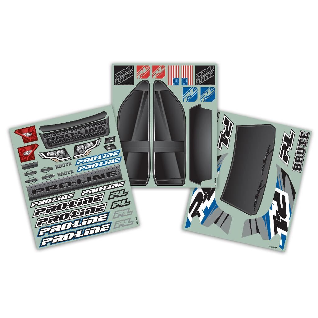 Pro 1/5 Pre-Cut Brute Bash Armor Black Body: X-Maxx