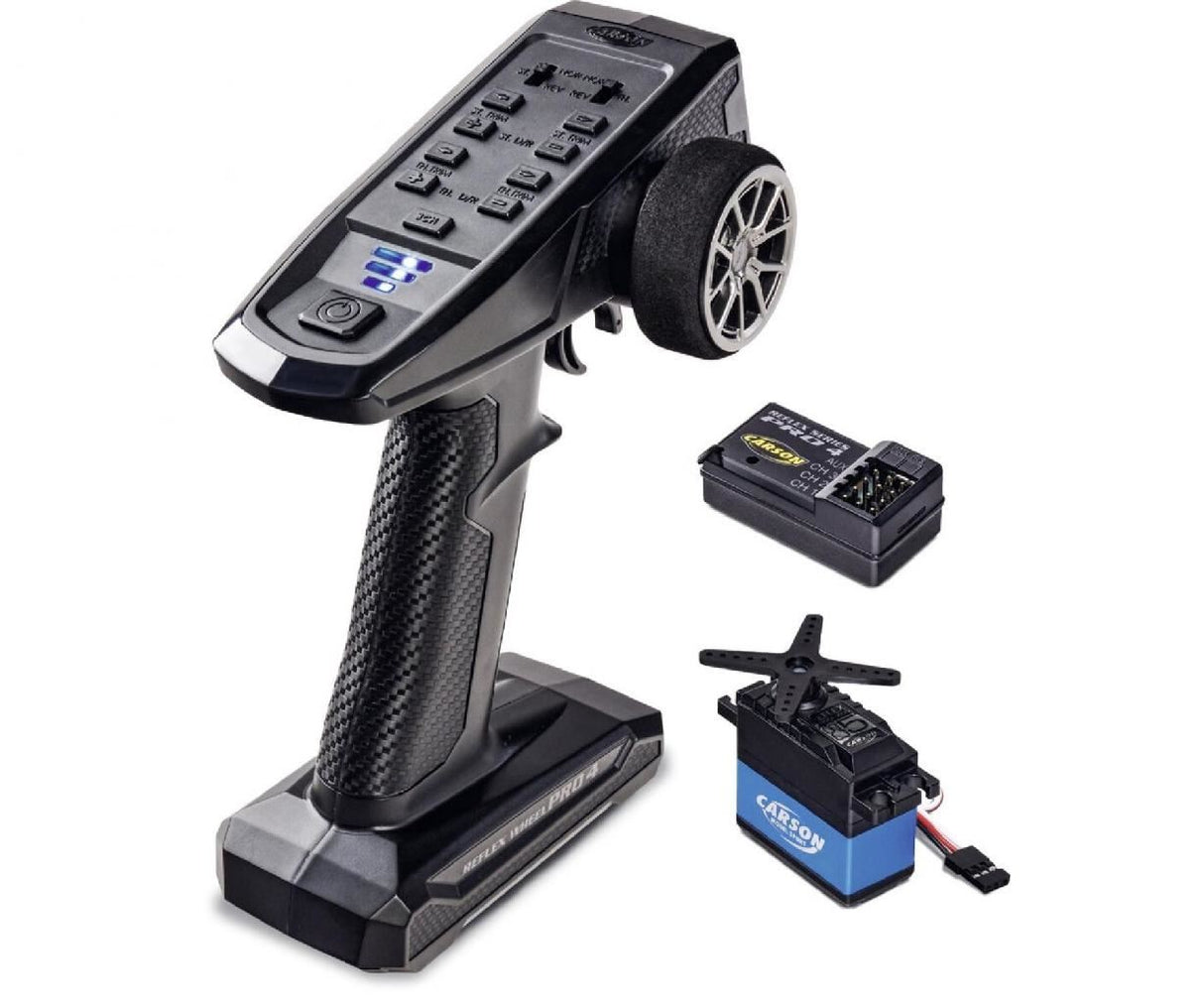 Radios (Parent) Reflex Wheel Pro 4 2.4Ghz Including 5Kg Servo
