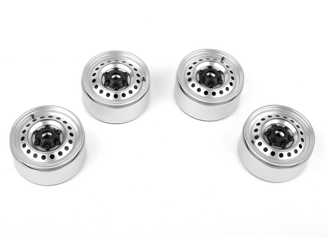 RC4WD RAD 1.9 ALUMINUM INTERNAL BEADLOCK WHEELS (SILVER)