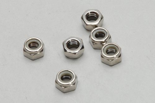 River Hobby Nylon Lock Nut M6 (6Pcs)