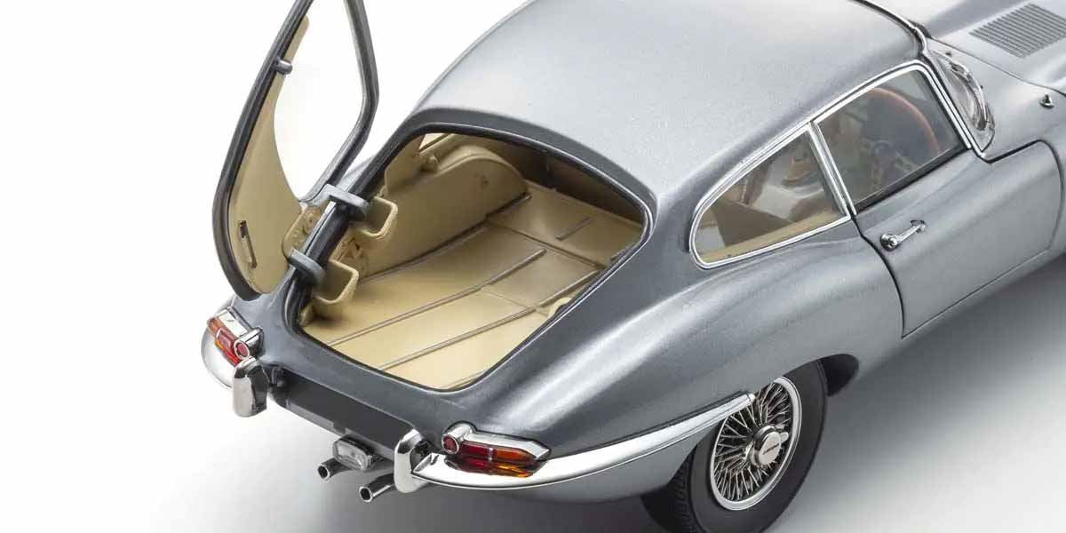 Kyosho 1:18 Jaguar E-Type 3.8L Coupe Mk1 1961 Gun Metal