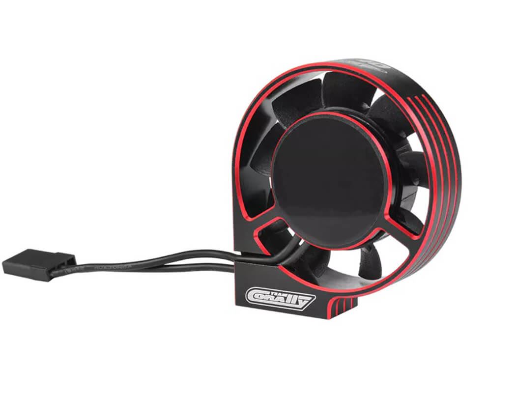CORALLY ESC ULTRA HIGH SPEED FAN XF-40 BEC CONN. 40MM BK/RE