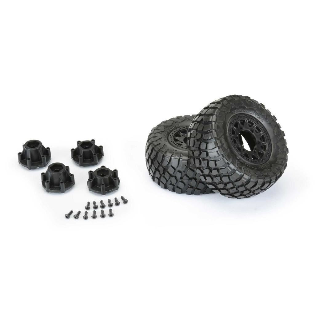 Proline 1/10 Bfg Kr2 M2 Front/Rear 2.2In/3.0In Sc Mounted 12mm Blk Rai