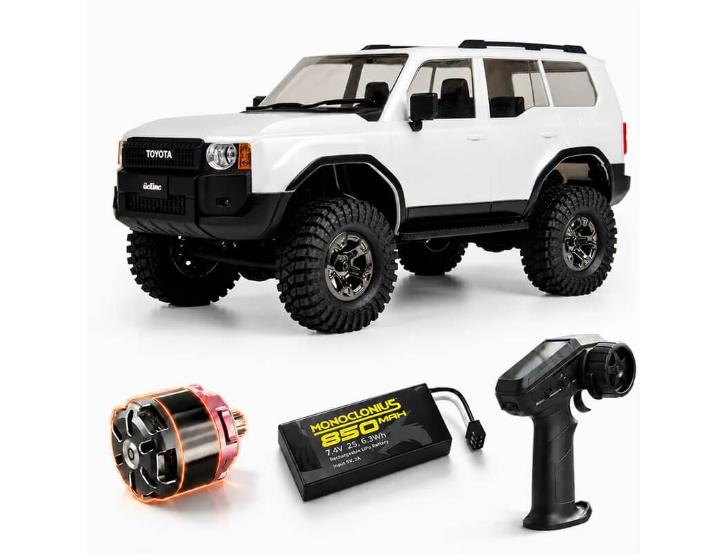 Udi Rc Ucx18 Toyota Prado 1/18 Crawler Rtr Brushless - White