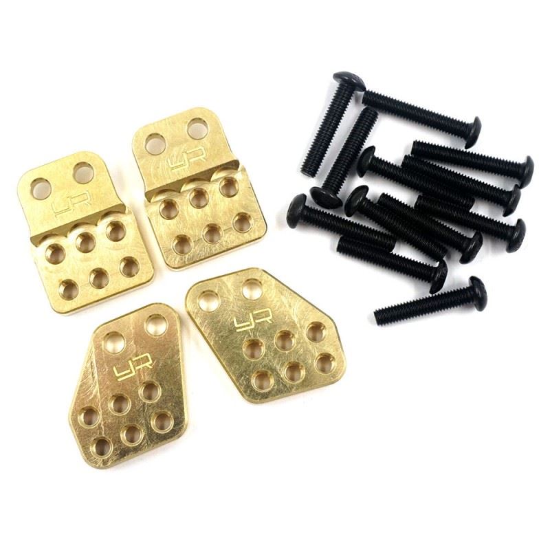 Yeah Racing Brass Adjustable Shock Mount 4pcs For Axial Capra