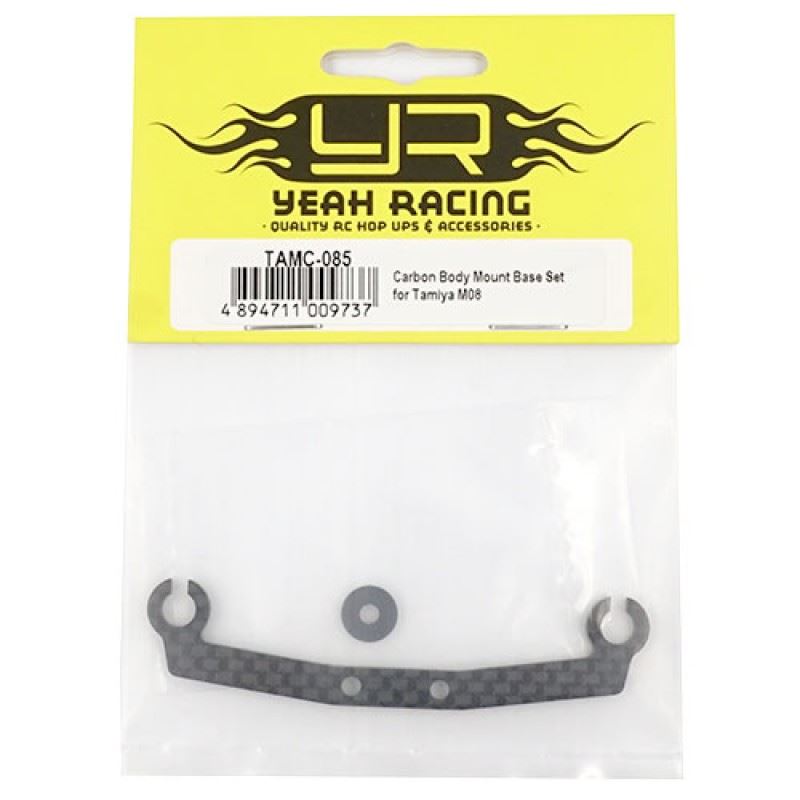 Yeah Racing Graphite Body Mount Base Set for Tamiya M08