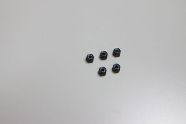 Nylon Lock Nuts M3X4.3Mm (5) Kyosho
