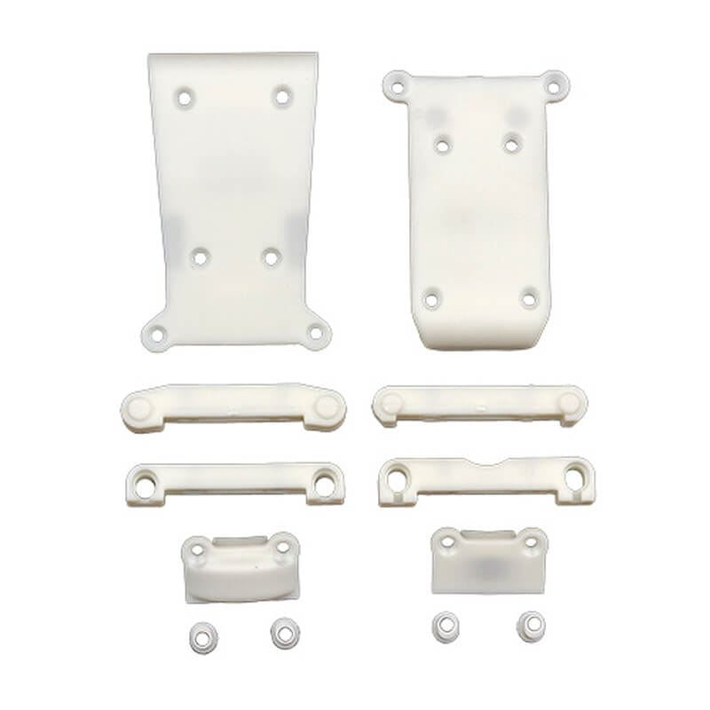 Associated Reflex 14B Classic Skid Plates/Arm Mounts Natural