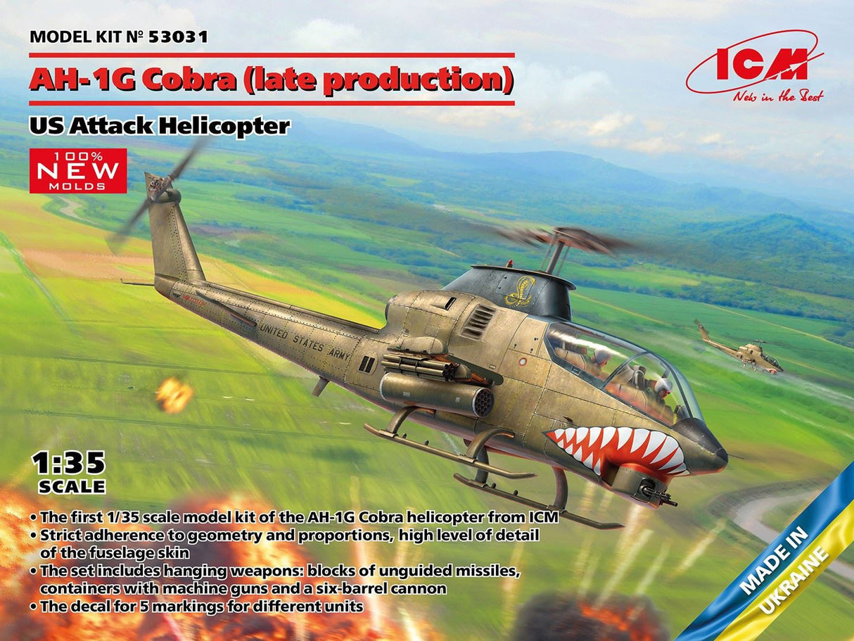Icm Ah-1G Cobra (Late Production), U.S. Attack Helicopter