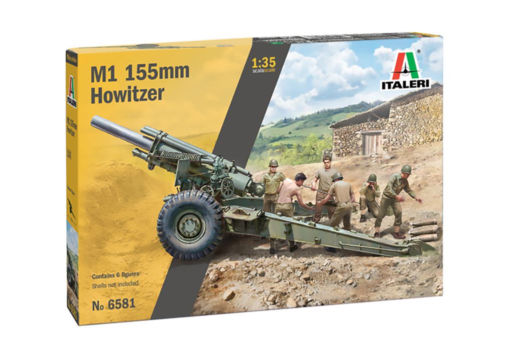 Italeri M1 155mm Gun with crew