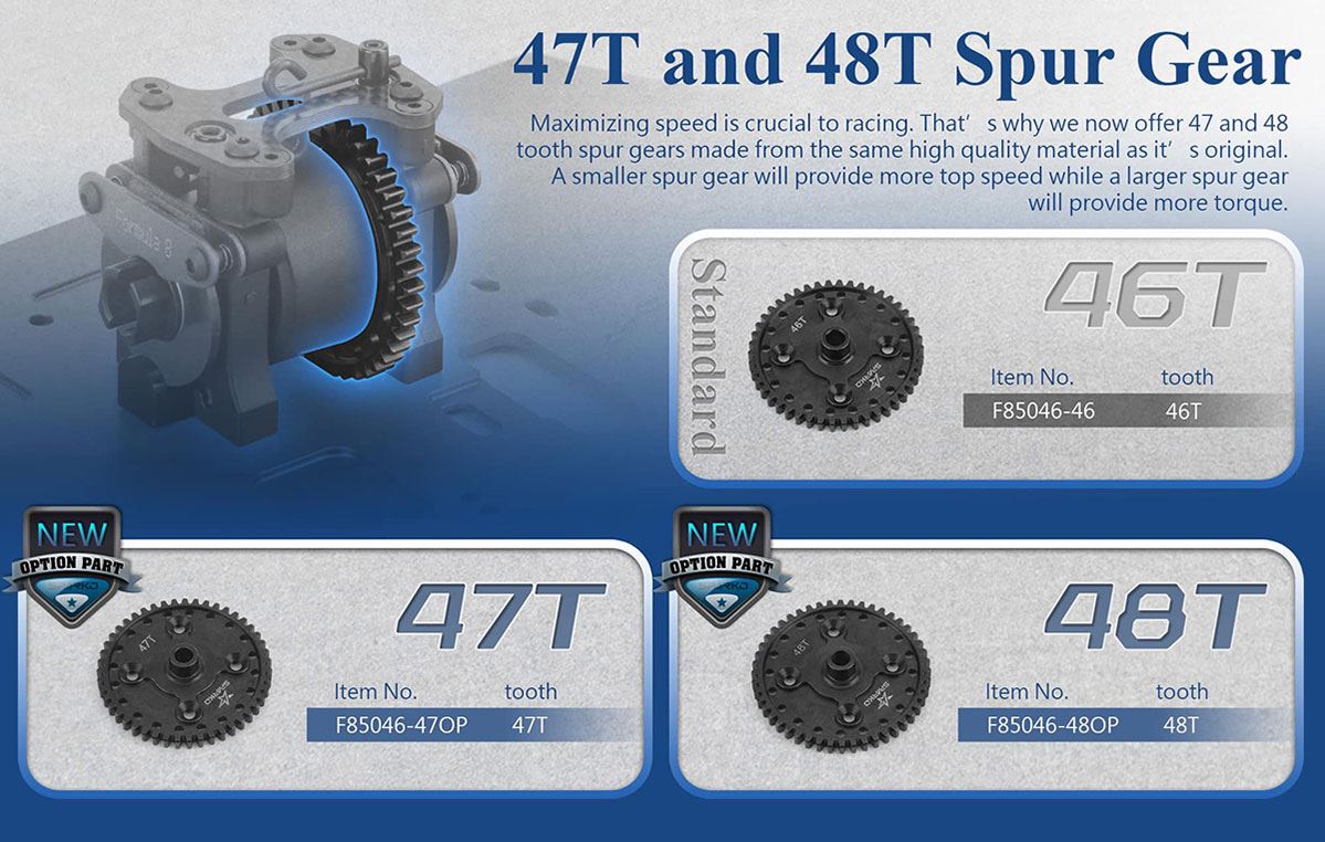 Sparko F8 Center Gear 48T With Differential Seal