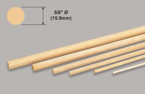Slec Balsa Dowel - 5/8x36"/15.9x914mm