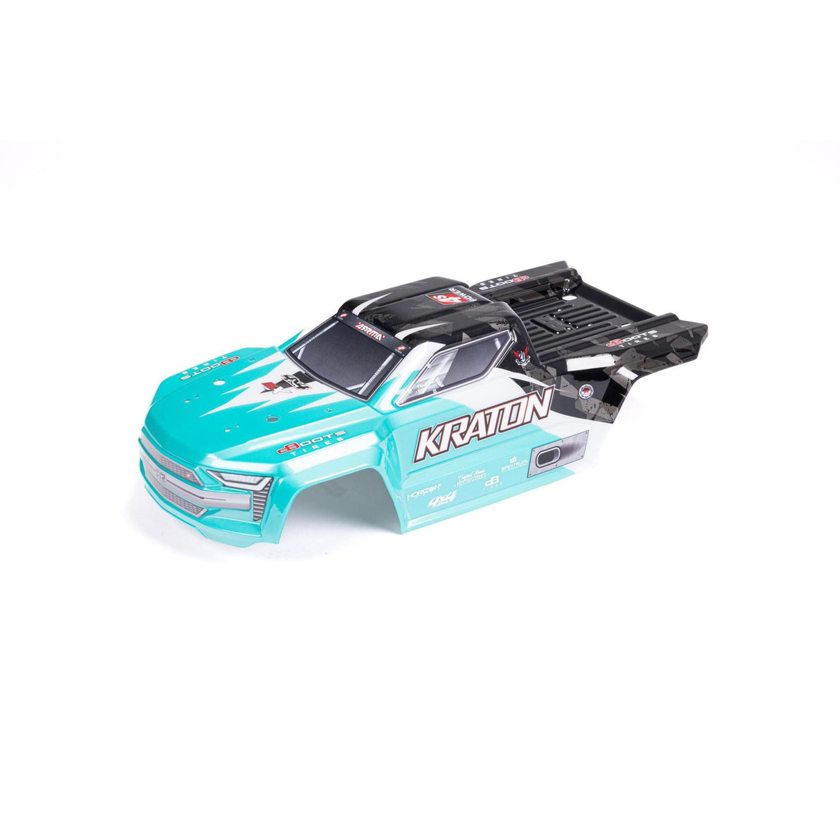 Arrma 1/10 Painted Body, Teal/Black: KRATON 4X4 BLX