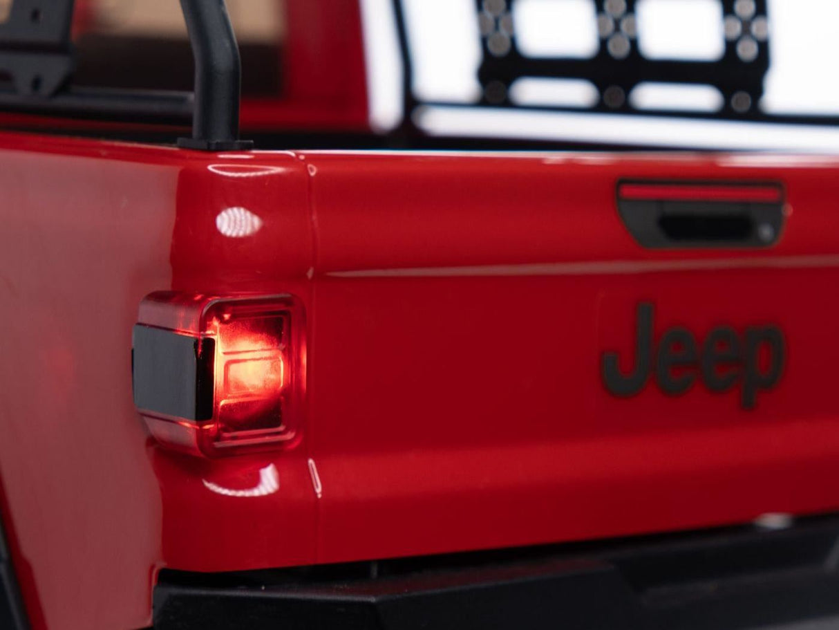 Axial 1/10 SCX10III Jeep JT Gladiator with Portals RTR, Red