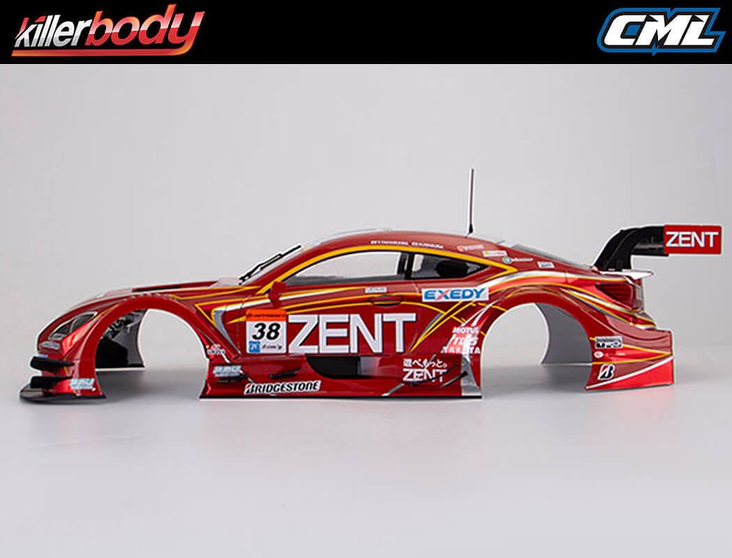 KILLERBODY ZENT CERUMO RC F FINISHED BODYSHELL 1/10TH
