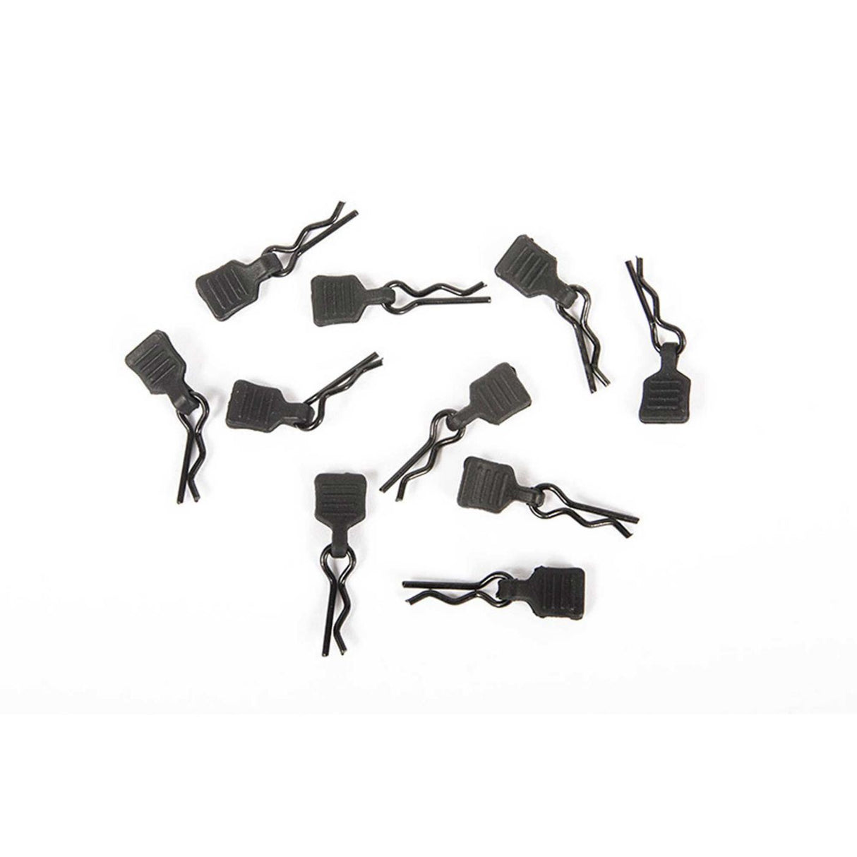 Axial 3mm Body Clip w/Tab, Black (10pc)