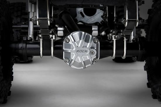 GMADE 3D MACHINED DIFFERENTIAL COVER (SILVER) GS01 AXLE