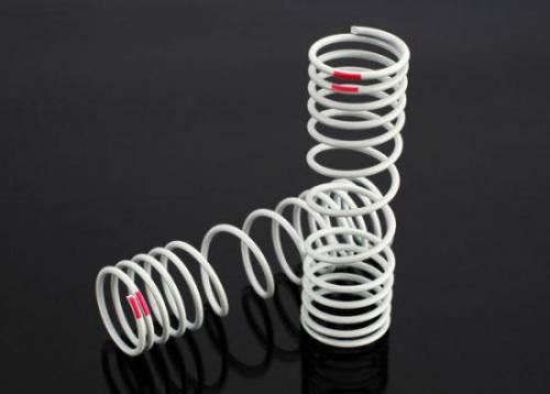 TRAXXAS Springs, rear (progressive, +10% rate, pink) (2)