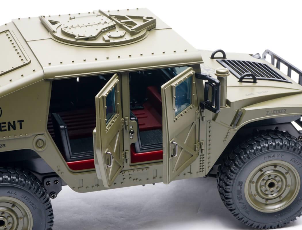 E-Zee Rc 1/16 4Wd Rc Hummer Military Truck - Green