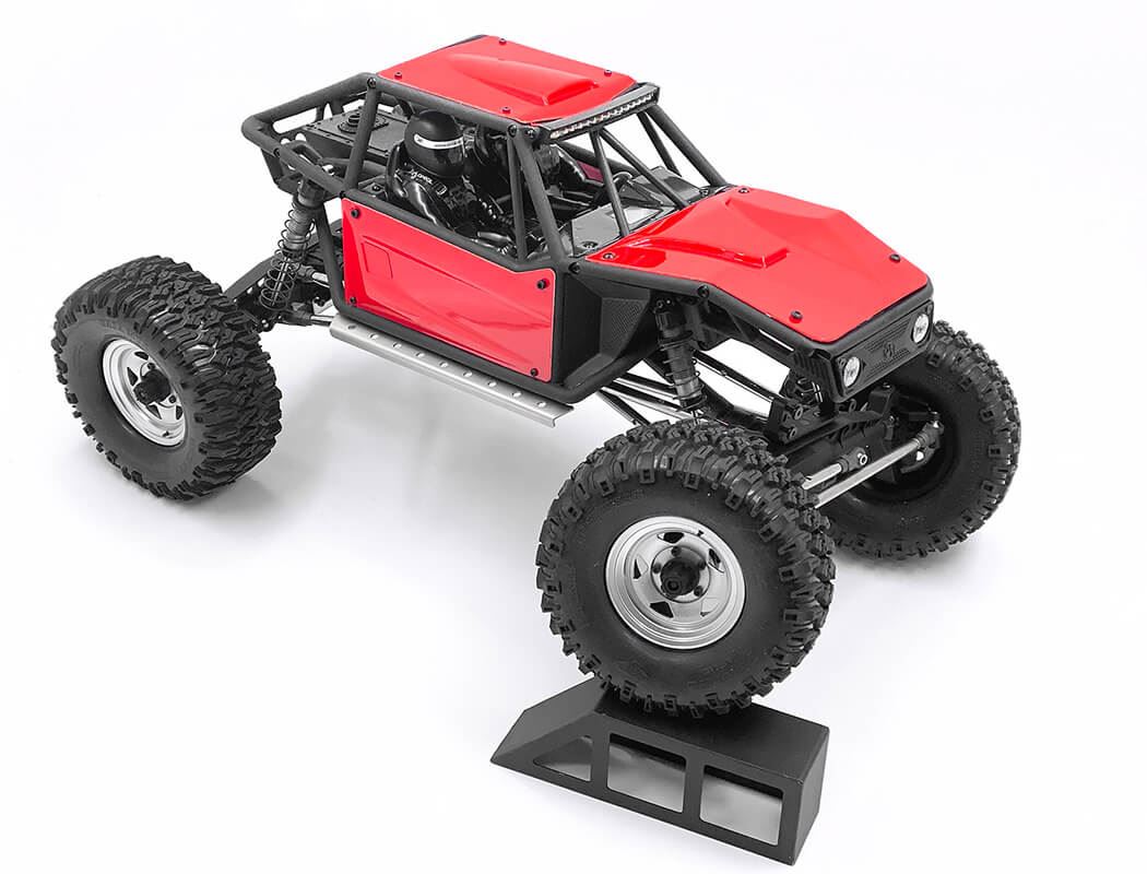 RC4WD SEREN 2.2 BEADLOCK WHEELS W/ CENTER CAPS (SILVER)