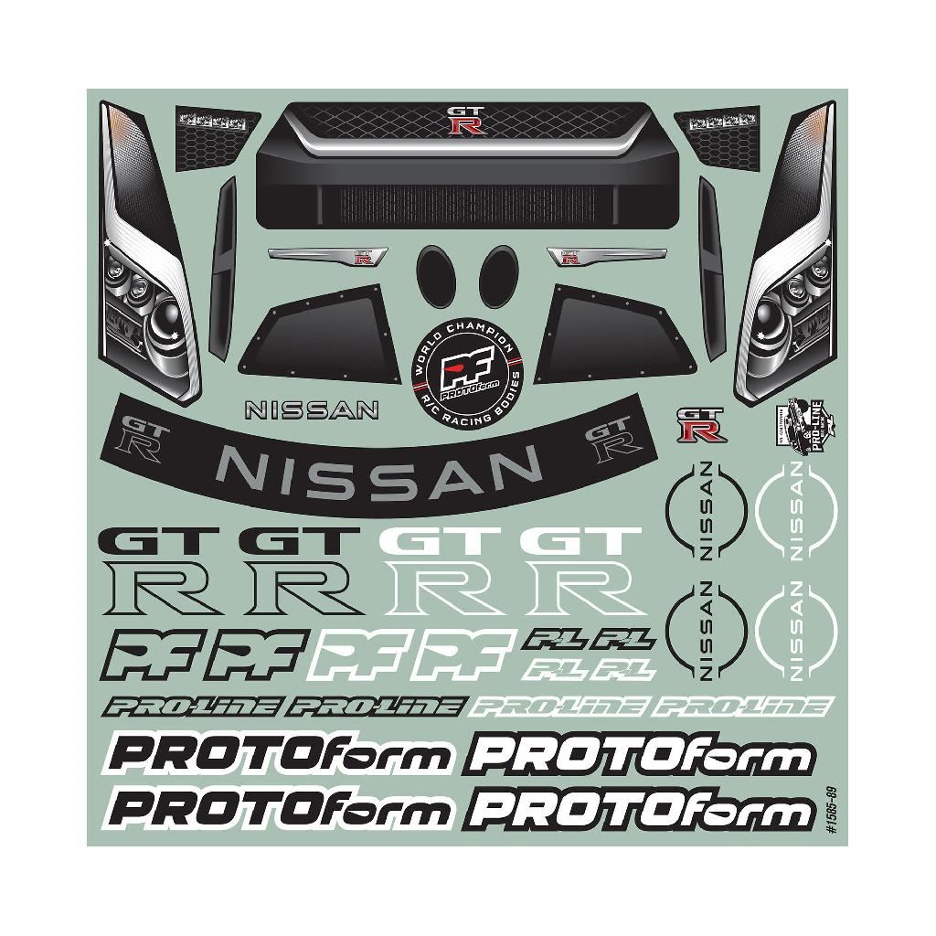 PRM 1/10 Nissan GT-R R35 Clear Body: Losi 22S Drag Car