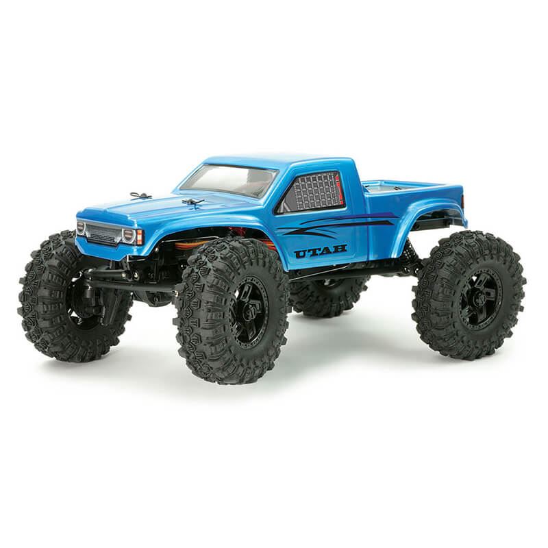 FTX UTAH 1 18 BRUSHLESS COMPETITION LOW PROFILE RTR CRAWLER - BLUE