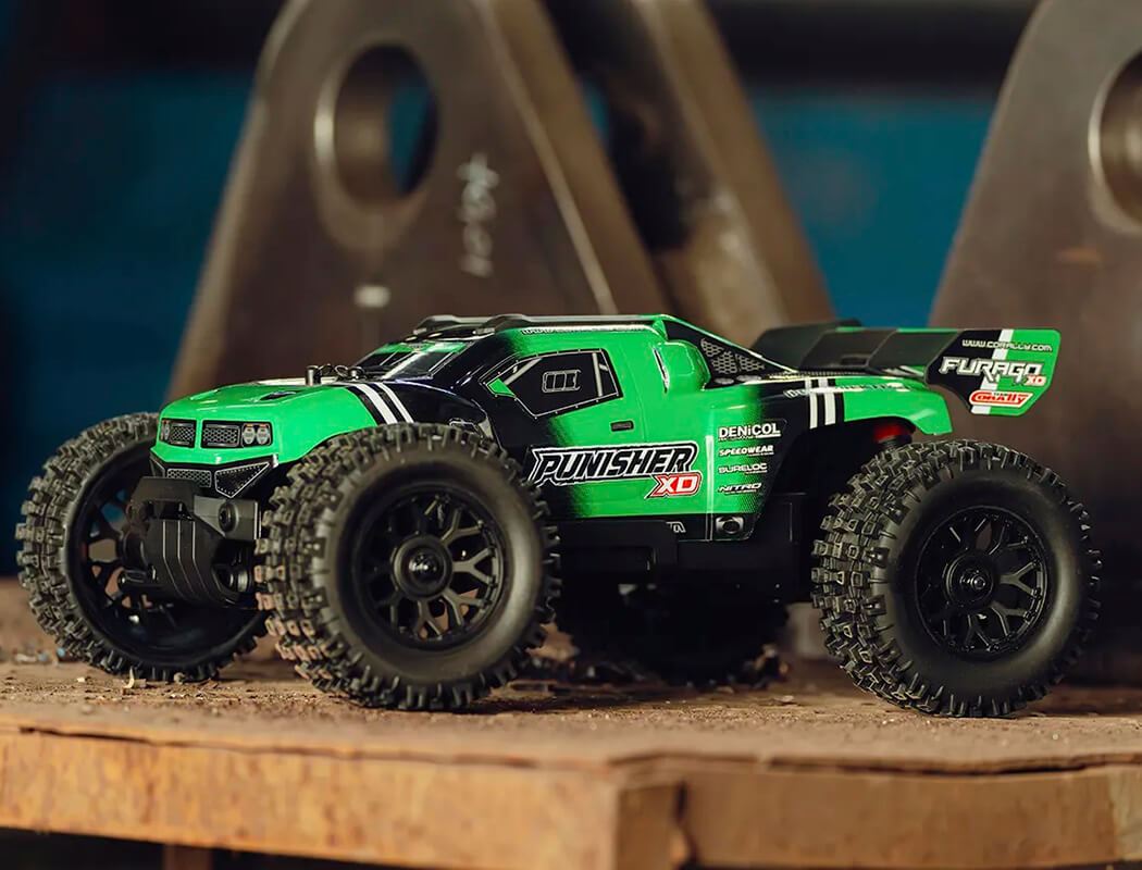 Corally Punisher Xd Rtr Truck - Green