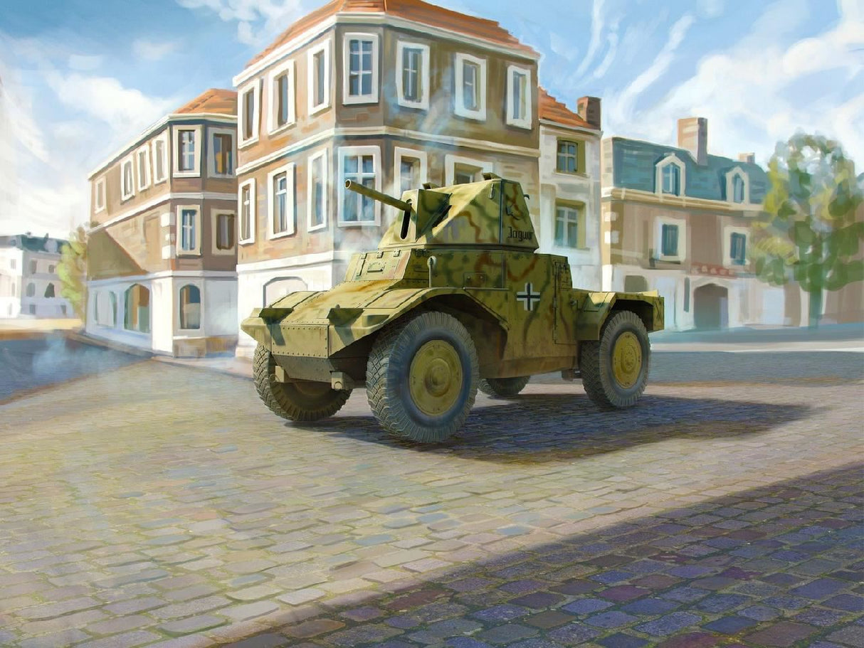 Icm Panzerspähwagen P 204 (F) With Cdm Turret, Wwii German Armoured Vehicle