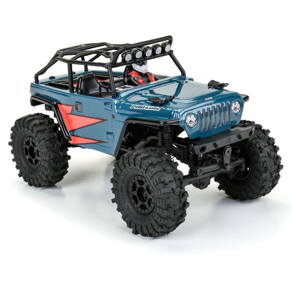 Pro 1/24 2004 Jeep Lj Clear Body/Trail Cage: Scx24