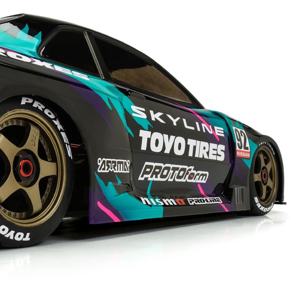 PRM 1/7 2002 Nissan Skyline GT-R R34 Clear Body: ARRMA Infractio