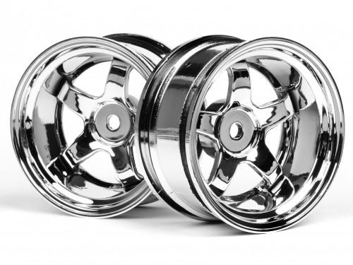 HPI Work Meister S1 Wheel 26mm Chrome (9mm Offset)