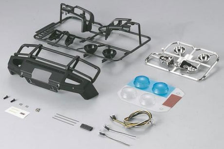 Killerbody 1/10th Alloy Bumper W/Led Upgrade Sets Matt/Black -