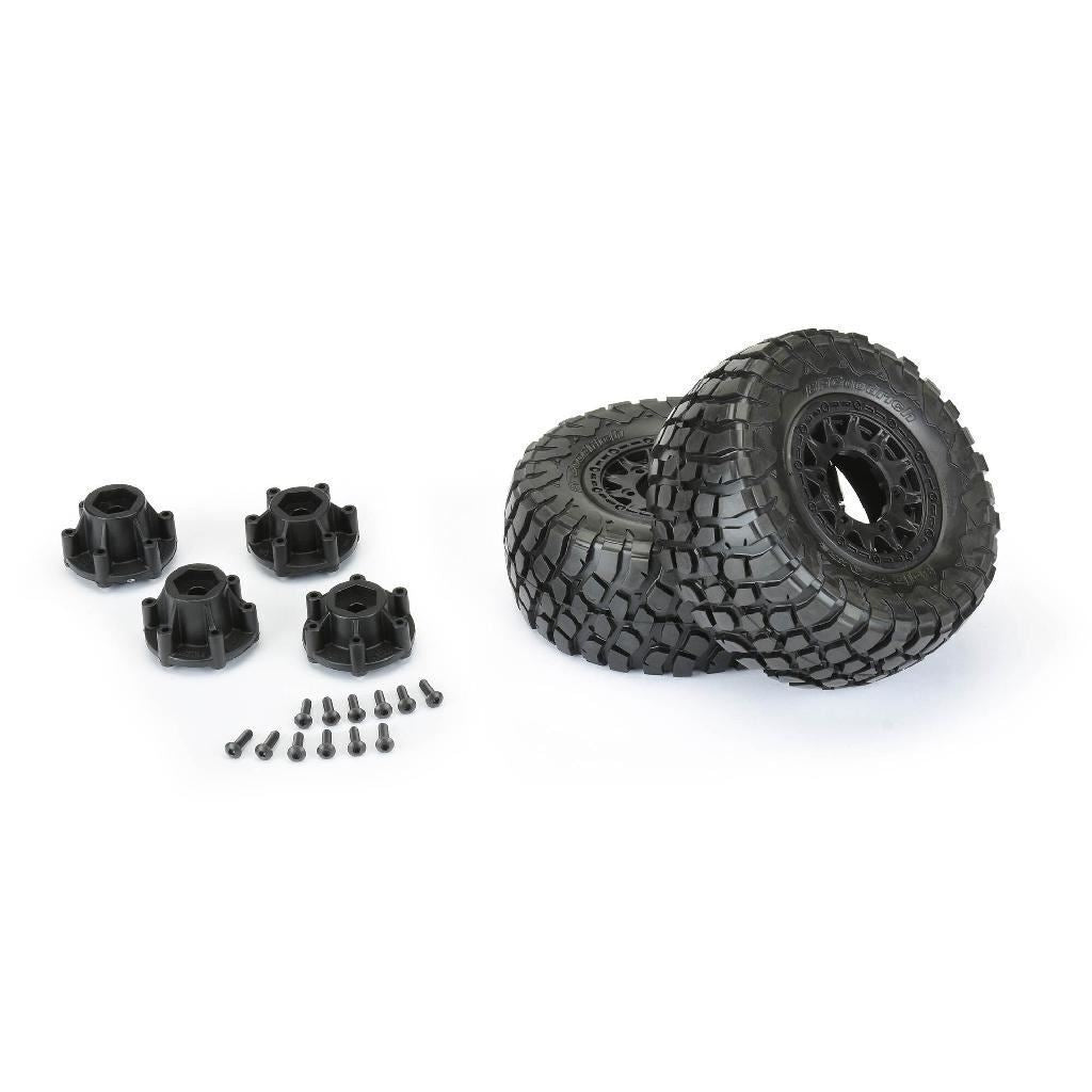 Proline 1/10 Bfg Kr2 M2 Front/Rear 2.2In/3.0In Sc Mounted 12mm Blk Rai