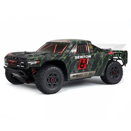 ARRMA SENTON 6S BLX Painted Body Black/Green