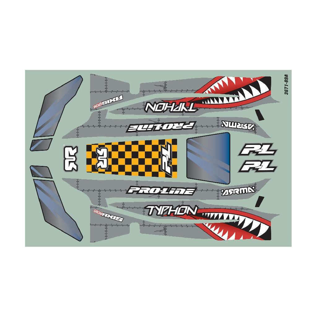 Pro 1/14 Axis Tough-Color Gray Body: Typhon Grom