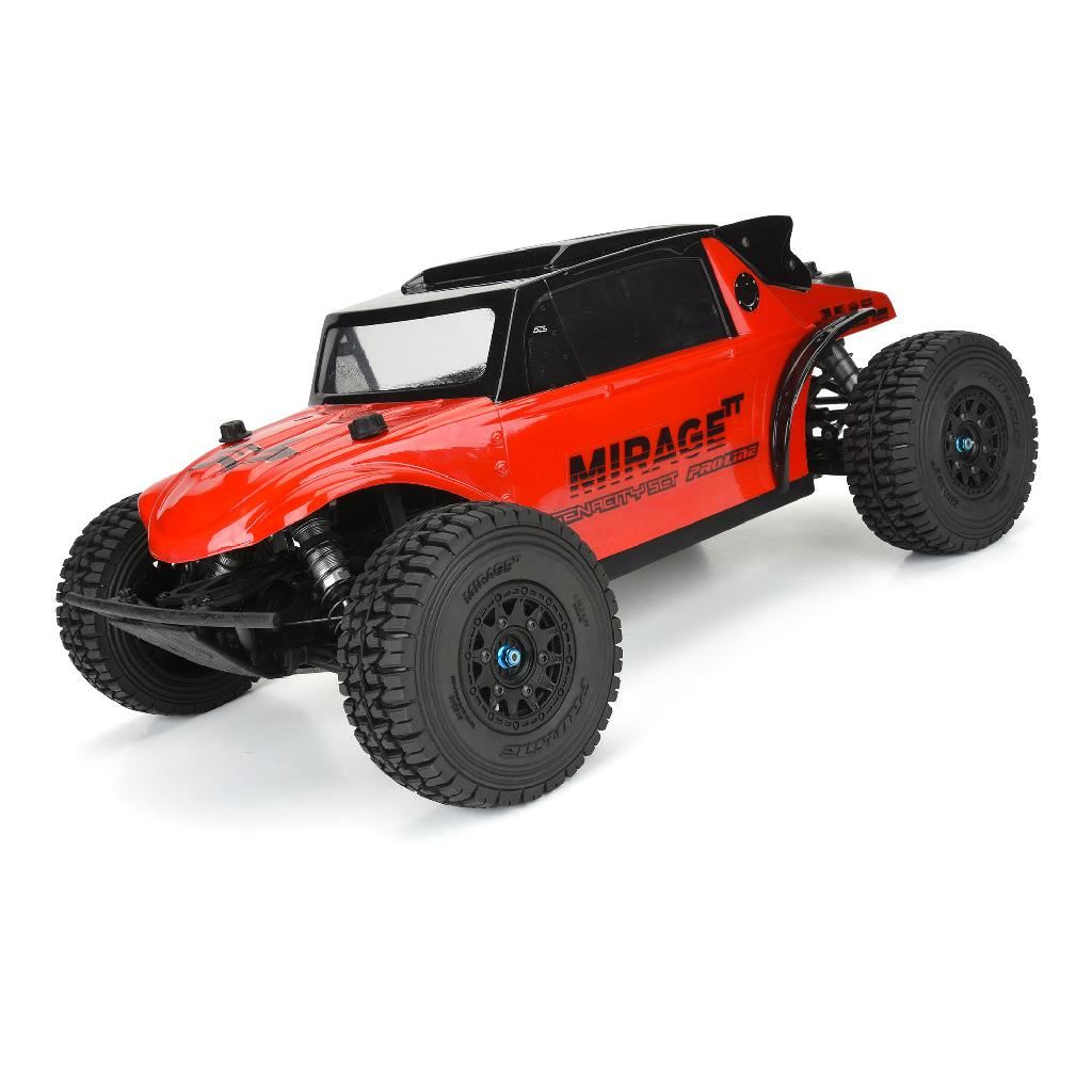 Pro 1/10 Mirage Tt F/R 2.2In/3.0In 12Mm & 14Mm Black Raid Wheels (