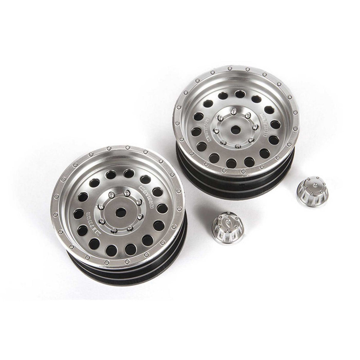 Axial 1.9 Method MR307 Hole Wheel Satin Silver (2pcs)