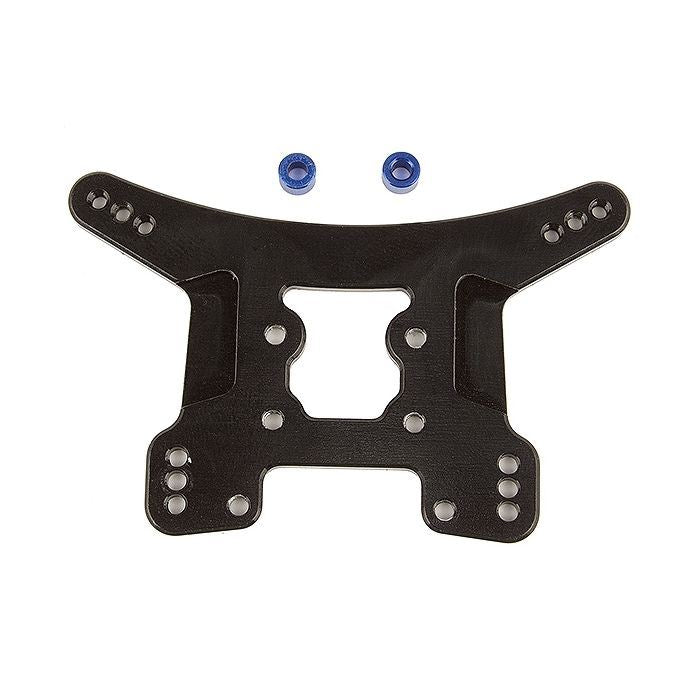 Team Associated Reflex 14B/14T Rear Shock Tower Black Alum.