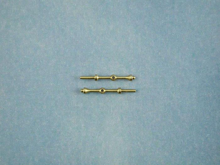 Radio Active 0 Hole Capping Stanchion, Brass 10mm (pk10)