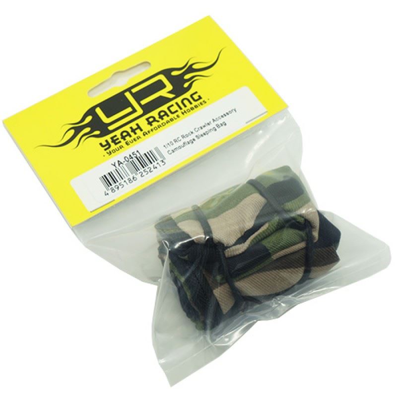 Yeah Racing 1/10 RC Rock Crawler Accessory Camouflage Sleeping Bag