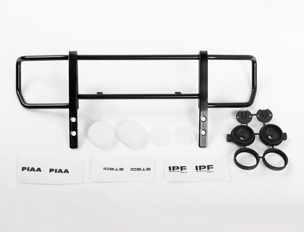 RC4WD COMMAND FRONT BUMPER W/WHITE LIGHTS FOR TRAXXAS MERCEDES-BENZ G63 AMG 6X6