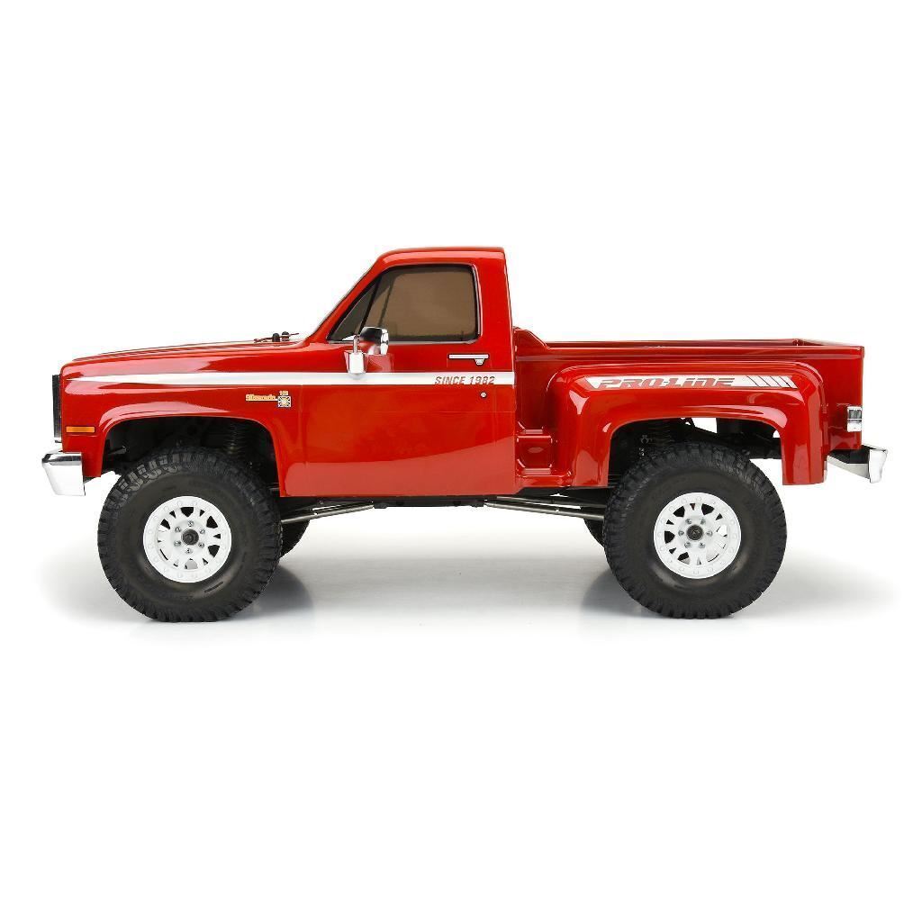 Proline 1982 Chevy K-10 Clear Body Set With Scale Molded Accesories