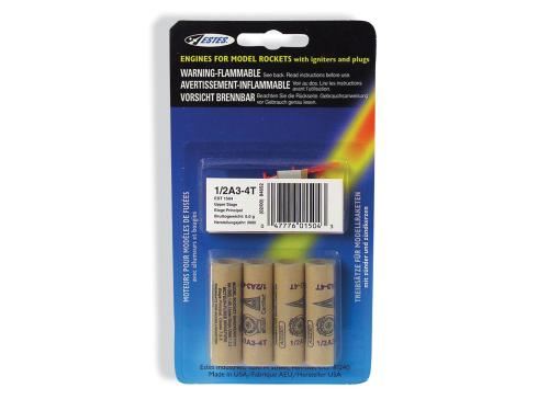 ESTES Rocket motors A3-4T (Pk4)